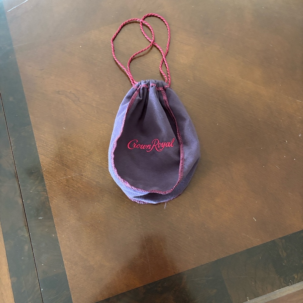 Crown Royal Purple Drawstring Messenger Bag